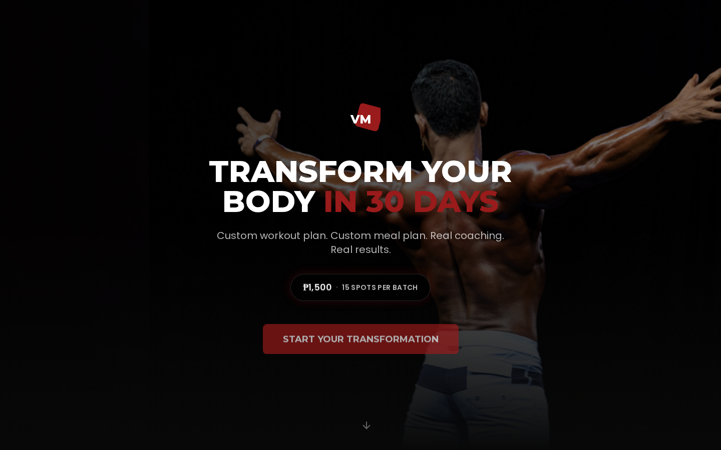 AI Coaching Platform — Vargas Landing Page